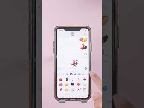 iMessage貼圖居然還能這樣用!iPhone貼圖Emoji組合用法 疊出新貼圖 #shorts #貼圖