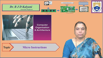 Micro Instructions by Dr. B J D Kalyani