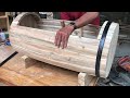 Amazing Weekend Woodworking Project // How to Build Modern Beautiful Tree Box 2020 -  DIY!