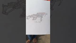9 year old boy made Dragon ak and lokesh gamer's bundle drawing, #shorts #freefire #jsrk