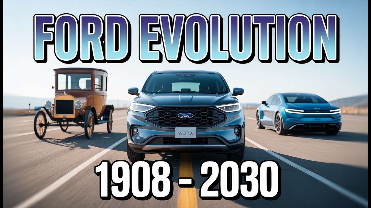 Ford Car Evolution 1908 – 2030 | 122 Years of Ford Cars Morph Transformation in AI | Cinematic 4K
