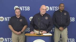 NTSB Media Briefing: Member Tom Chapman on the Tanker Truck Rollover Investigation in Teutopolis, IL