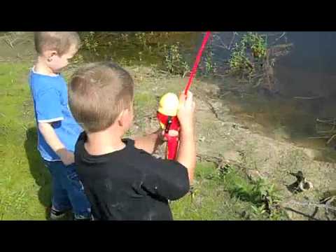 Steven & Bryan's First Fishing Trip