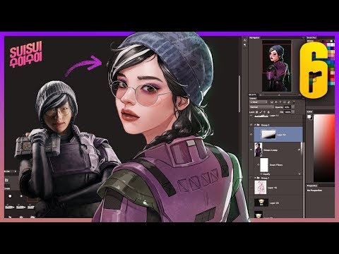 How do I think about DOKKAEBI in R6 | Wallpaper Engine Speedpaint | SUISUI