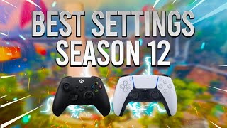 BEST CONTROLLER SETTINGS TO USE IN SEASON 12! (APEX LEGENDS)