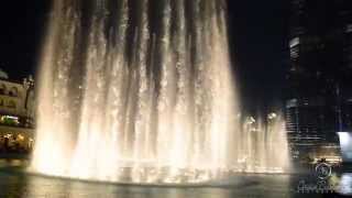 Dubai Fountain 2014 HD - Dancing Fountain Water Show on Arabic Hit Song