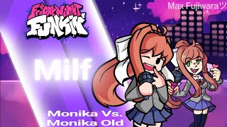 FNF Milf but it's Monika vs Monika Old