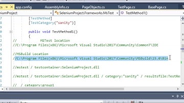 Lecture 18 - Unit testing framework in Selenium in C#.Net