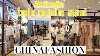JALAN MALAM DAN MELIHAT TOKO BAJU MUSIM SEMI DI CHINA
