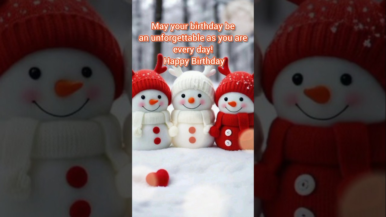 December Born Birthday Wishes  