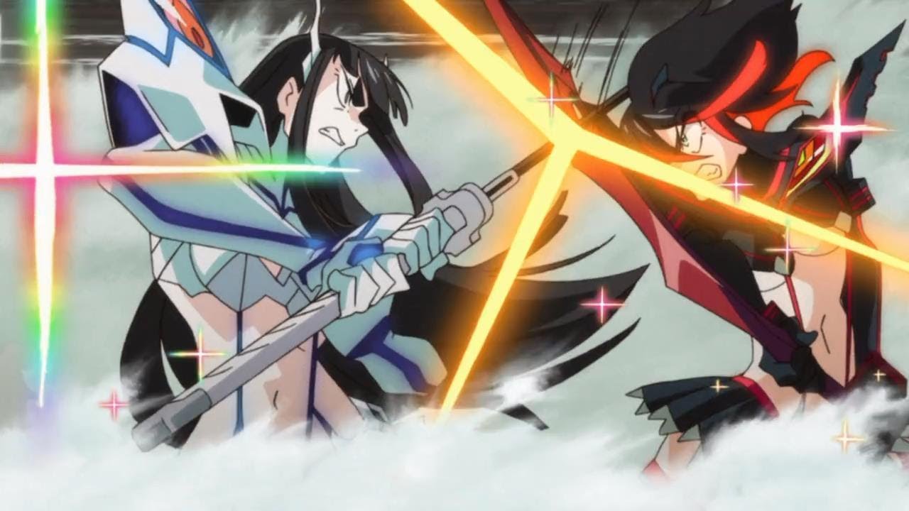 Kill La Kill Episode 3 Review Satsuki S Junketsu Vs Ryuko S Senketsu Bitches Gets It In Youtube