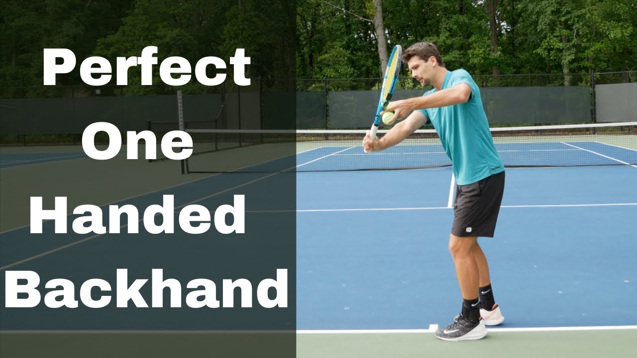 Download How To Hit The Perfect One Handed Backhand All The Time!