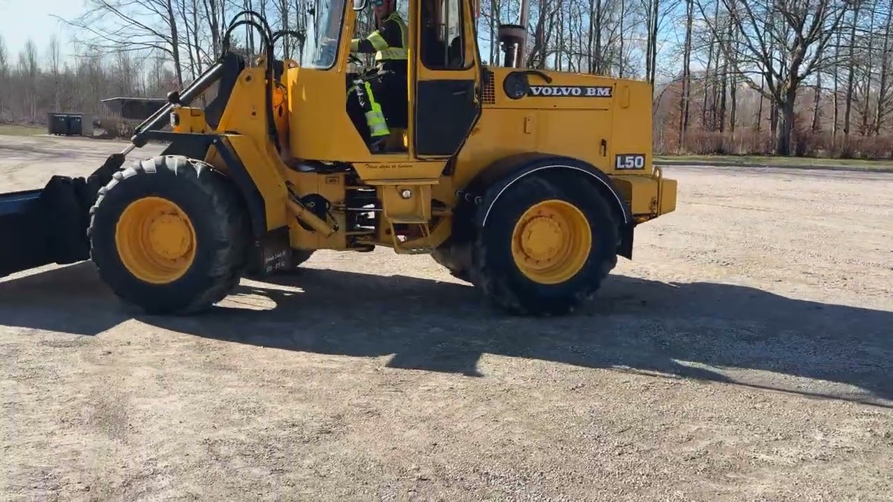 Hjullastare Volvo L50 - Planeringsskopa