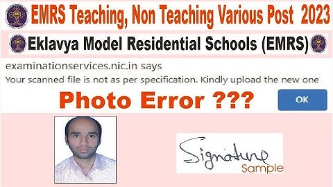 Your scanned file is not as per specification kindly upload the new one in Eklavya Model Residential