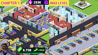 Idle Taxi Tycoon Gameplay | Chapter 1 Max level | Idle Taxi Tycoon Mod APK screenshot 3