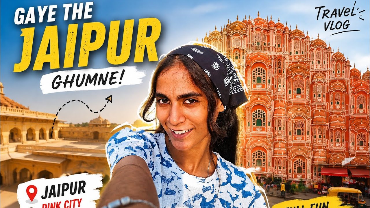 Jaipur ghoomne nikle · Pink City travel vlog