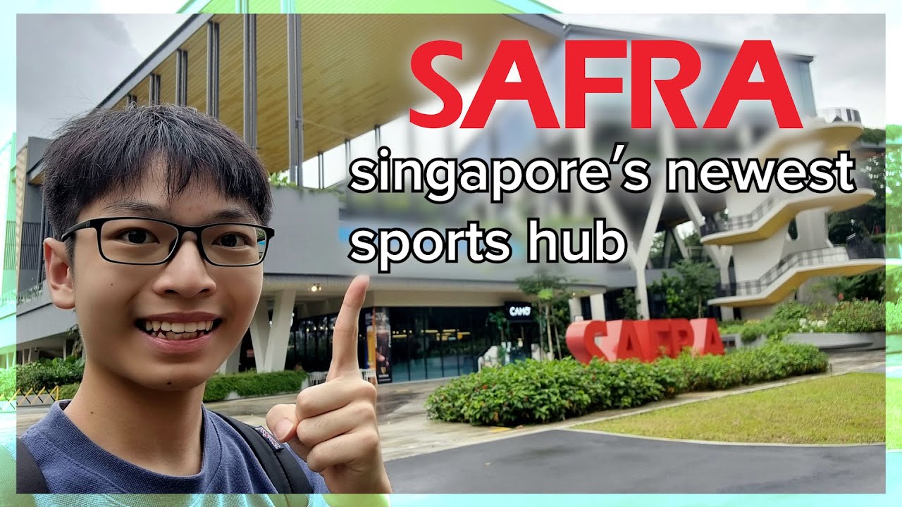 i visited singapore's newest sports hub! (safra choa chu kang vlog)