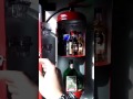 Diy fire extinguisher mini bar