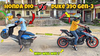 Duke 390 2024 vs Honda Dio | Who will win