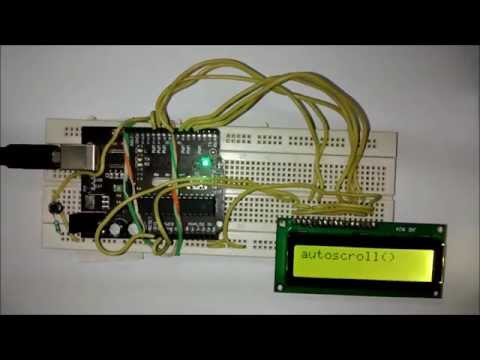 AVR(atmega328p) Library for LCD JHD162A