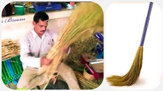 How to make soft grass broom by hand in a simple way || (Grass Broom) screenshot 2
