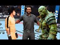 Ps5 bruce lee vs muscular giant orc ea sports ufc 5