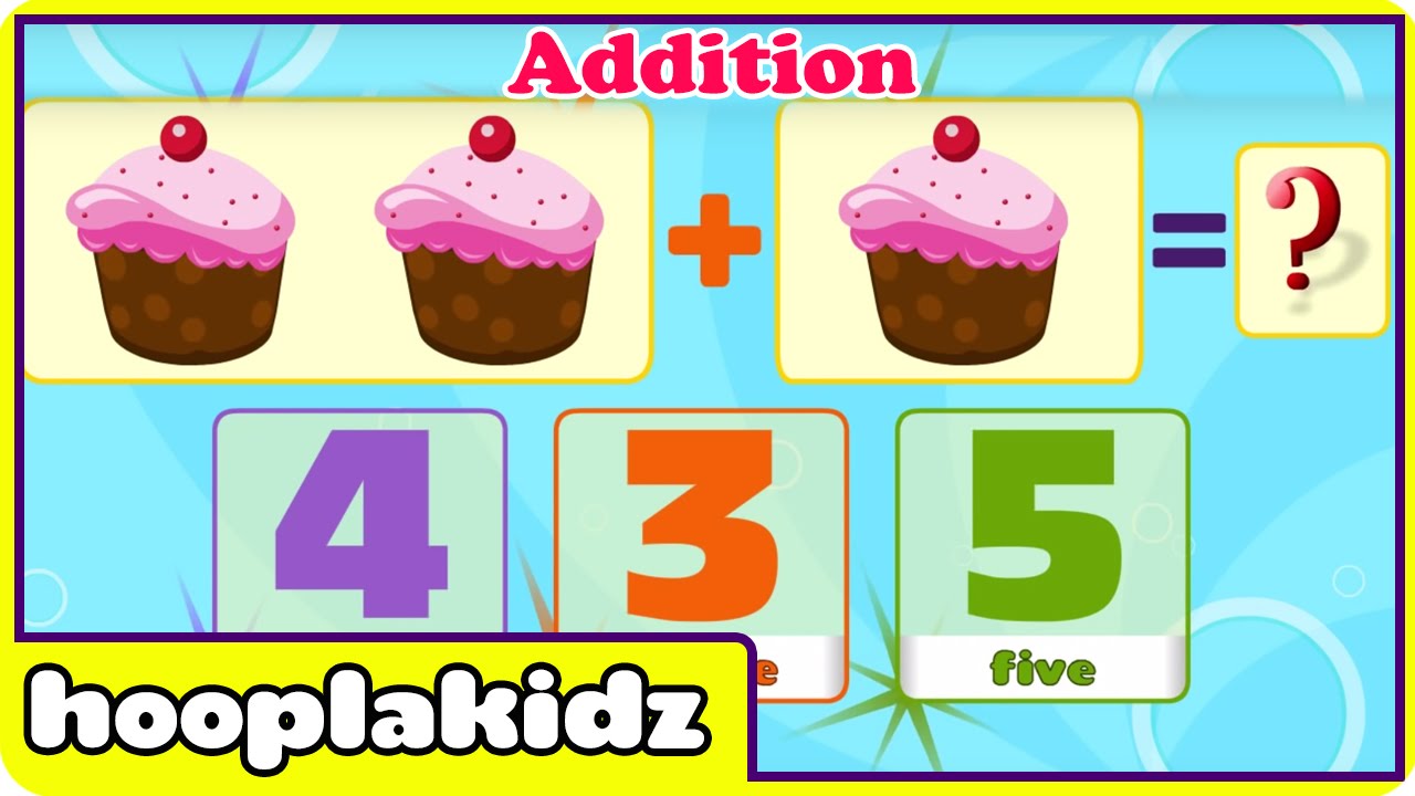 Learn Maths - Addition | Preschool Activity | HooplaKidz