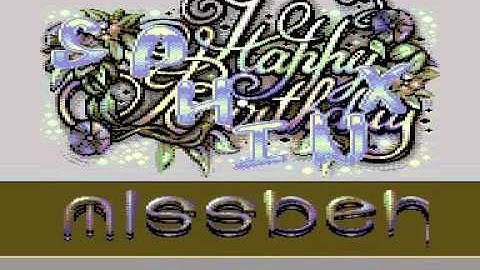 The evil 40 - Happy Birthday Sphinx (C64 Demo) by Arsenic / Oxyron