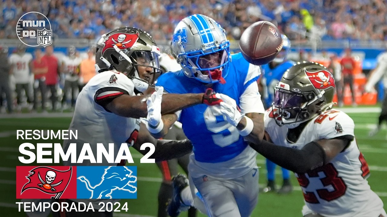 Tampa Bay Buccaneers vs. Detroit Lions | Semana 2 – NFL 2024 | Highlights Resumen en español