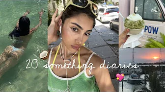 summer diaries  🥥🌴🌺 grwm, exploring nature & beach days