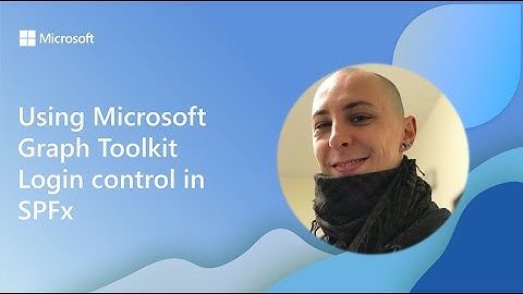 Using Microsoft Graph Toolkit Login control in SPFx