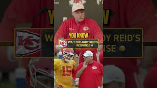 Andy Reid's got jokes despite a slow start for the Chiefs 🏈😅 #NFL #Chiefs #AndyReid
