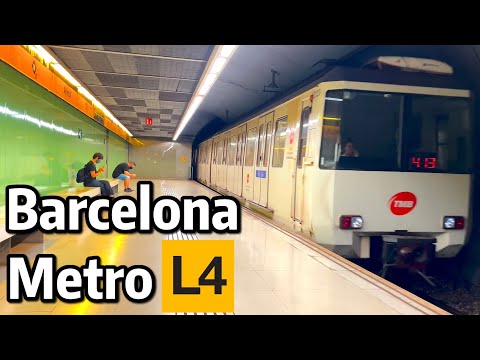⁴ᴷ⁶⁰ Exploring Barcelona Metro Line L4