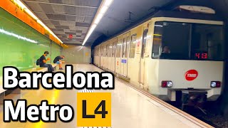 ⁴ᴷ⁶⁰ Exploring Barcelona Metro Line L4