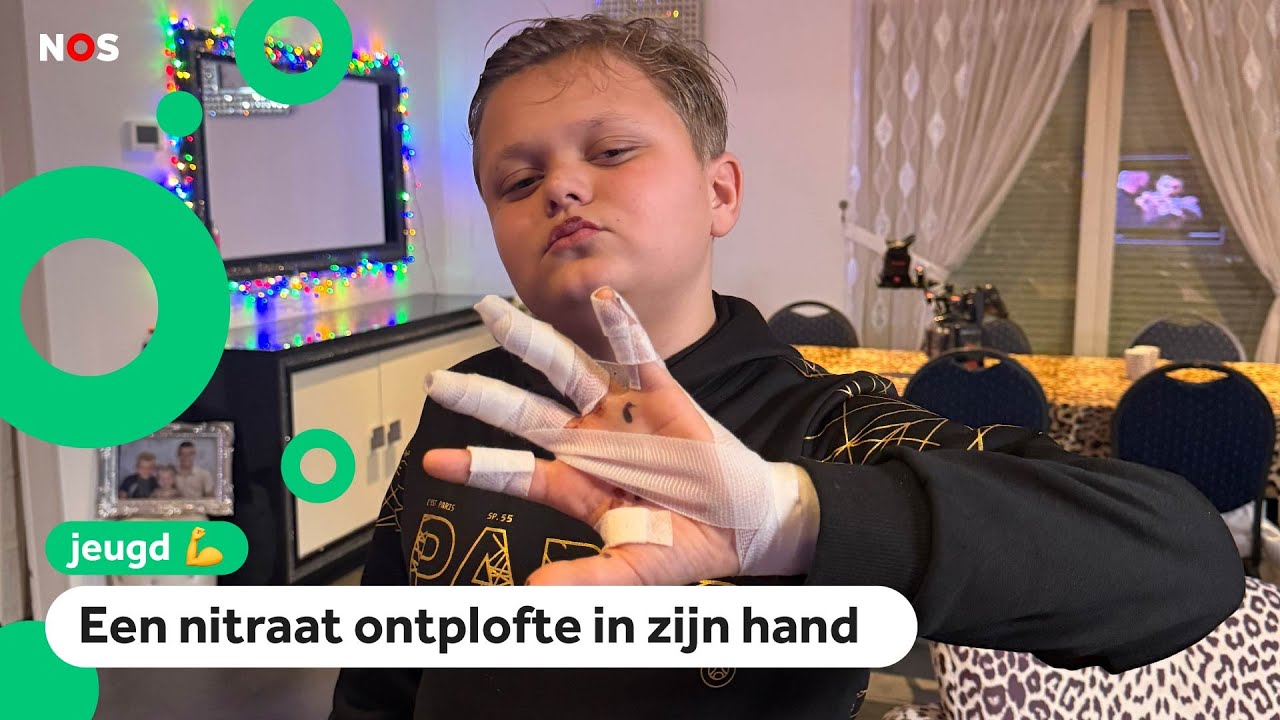 Pablo raakte zwaargewond door vuurwerk: 'Toen ging 'ie kaboem'