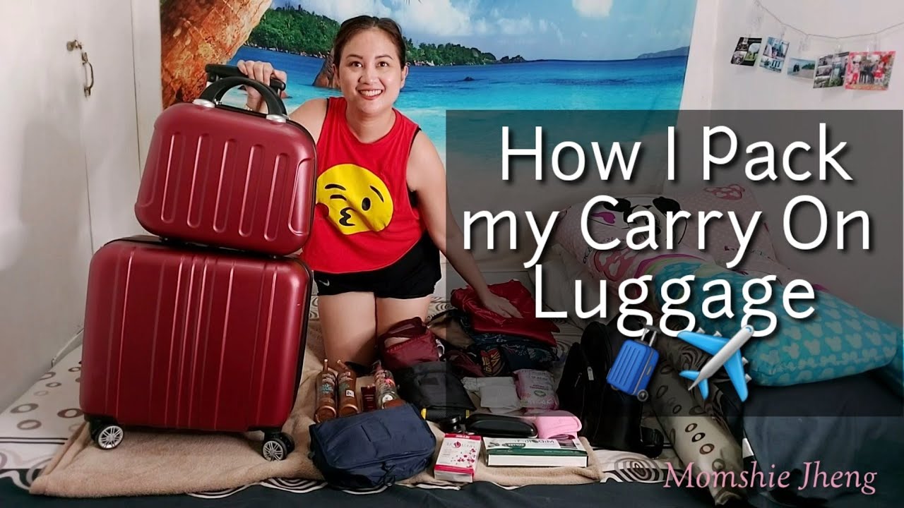 How I Pack My Carry On Luggage 🧳 / Travel Tips - YouTube