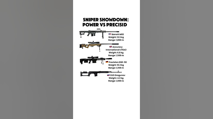 Top 4 Sniper Rifles: Power, Range, and Style