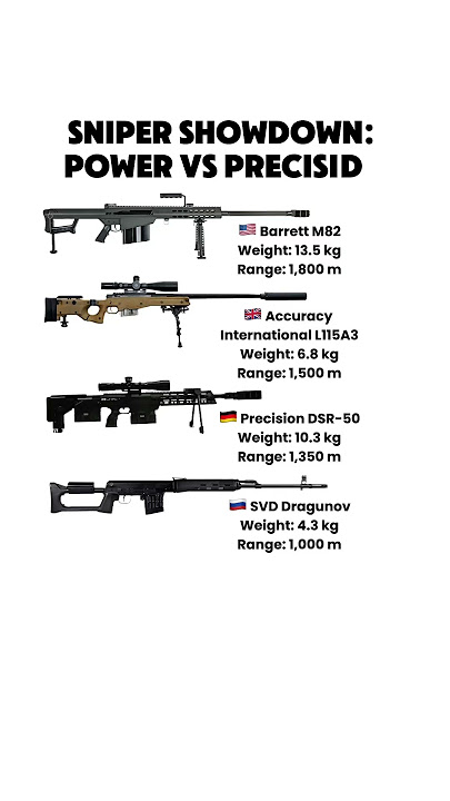 Top 4 Sniper Rifles: Power, Range, and Style