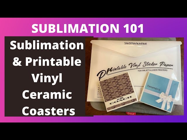 Sublimation & Printable Vinyl Home Depo Ceramic Coasters 