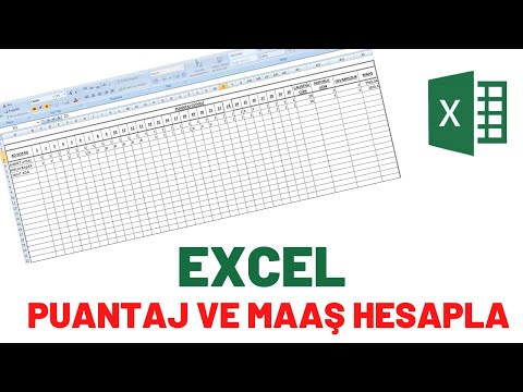 Excel Puantaj ve Maaş Hesaplama Tablosu | EXCEL Eğitim