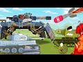 Robot is fighting against Monster tank. Cartoon tanks. World of tanks animation. Tank for children.