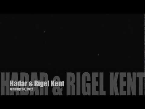 Rigel Kent & Hadar from Earth Jan 24, 2012 UFO Orb...