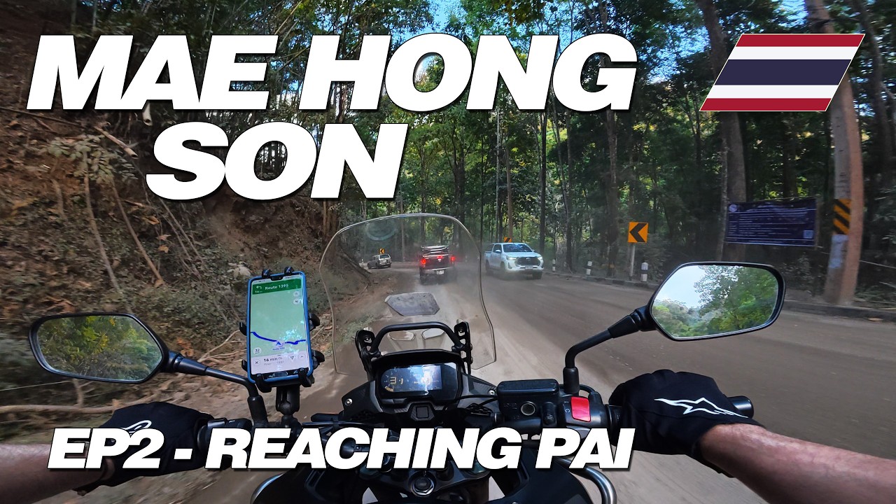 Episode 2 | Road to Pai: Non-Stop Hairpins | Mae Hong Son Loop POV 4K 🇹🇭