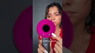 How to diffuse curly hair #diffuser #dysonsupersonic