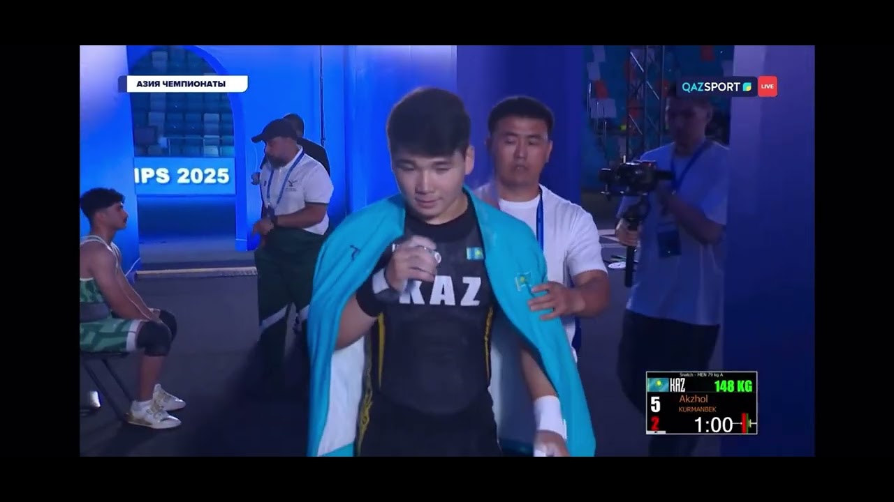 #штанга Триумф казахстанских атлетов, вк -79кг, юноши и юниоры. Чемпионат Азии, Астана 07.07.25г