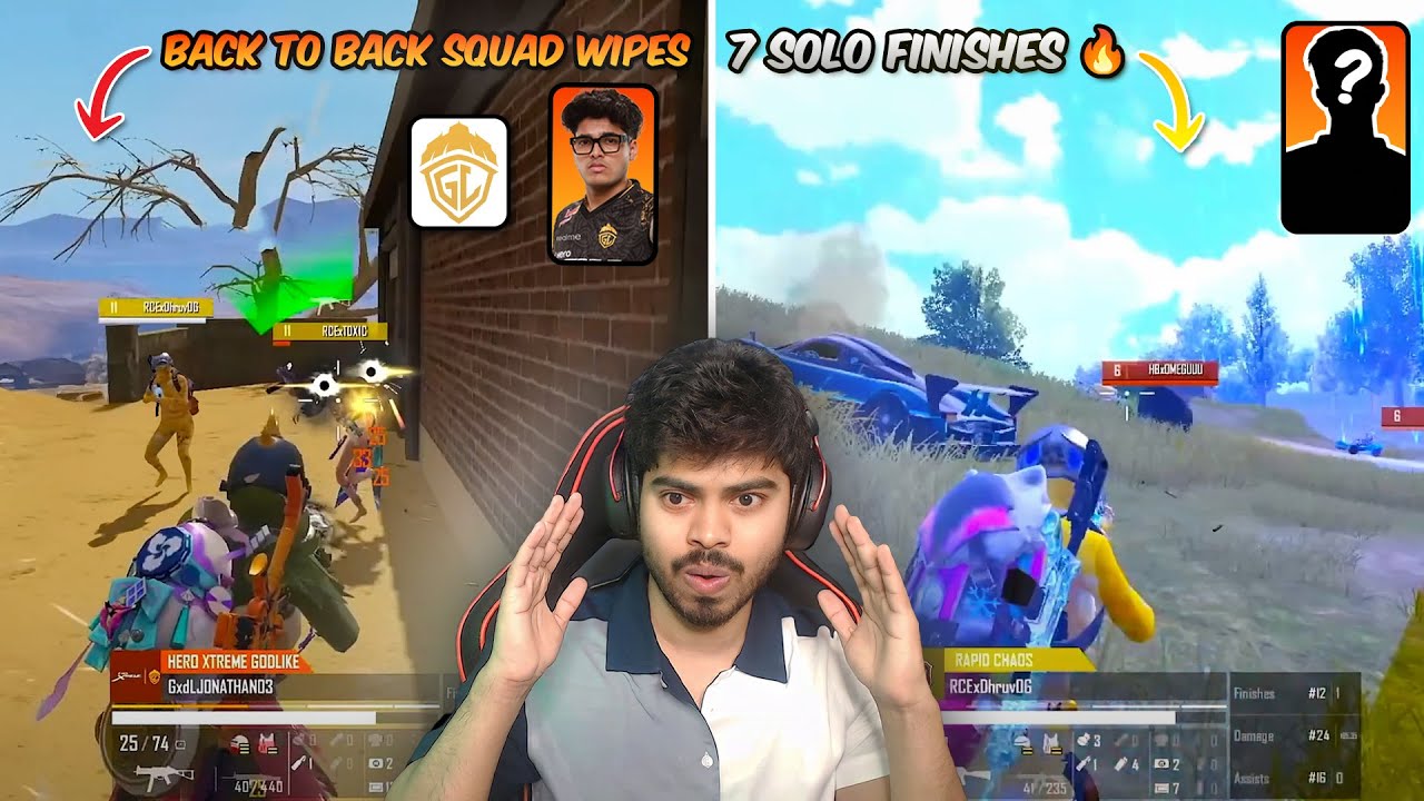 DHRUVOG SOLO 7 FINISHES! 💥 B2B SQUAD WIPES BY GODLIKE