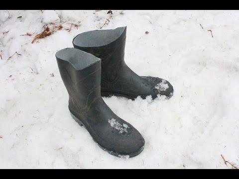 How-to Fix Rubber Boots For Cold Weather Tutorial