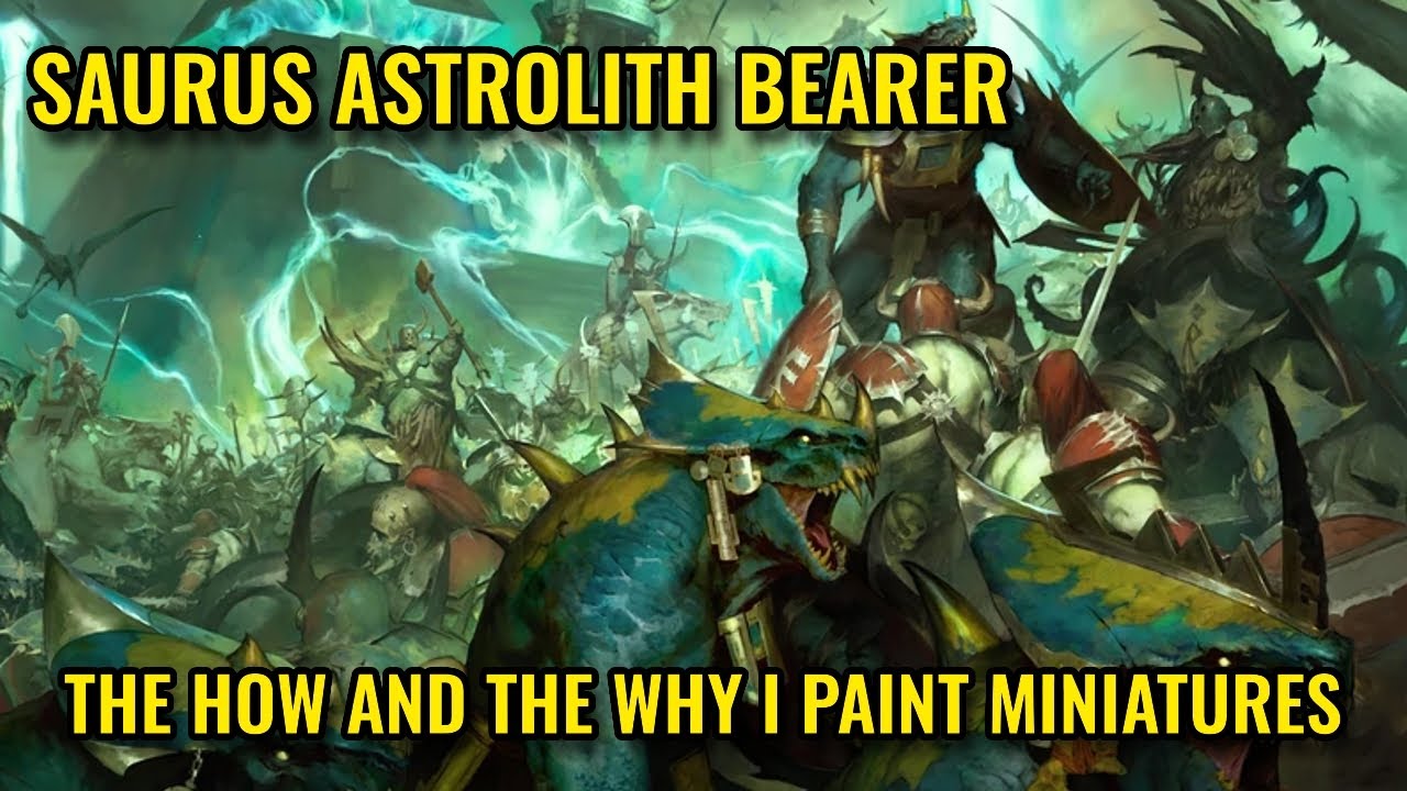 SAURUS ASTROLITH BEARER The How And The Why I Paint Miniatures YouTube Saurus astrolith bearer the how and the why i paint miniatures youtube