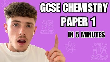 Chemistry Paper 1 in 5 Minutes! | Everything You Need To Know (Combined and Triple Science AQA)