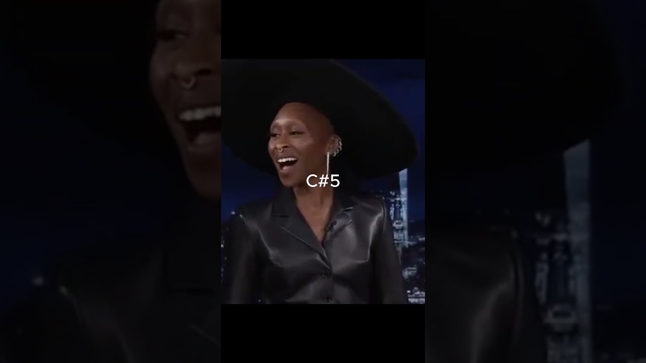 Cynthia Erivo SLAYS Defying Gravity Riff Cynthiaerivo Defyinggravity Wicked Vocals